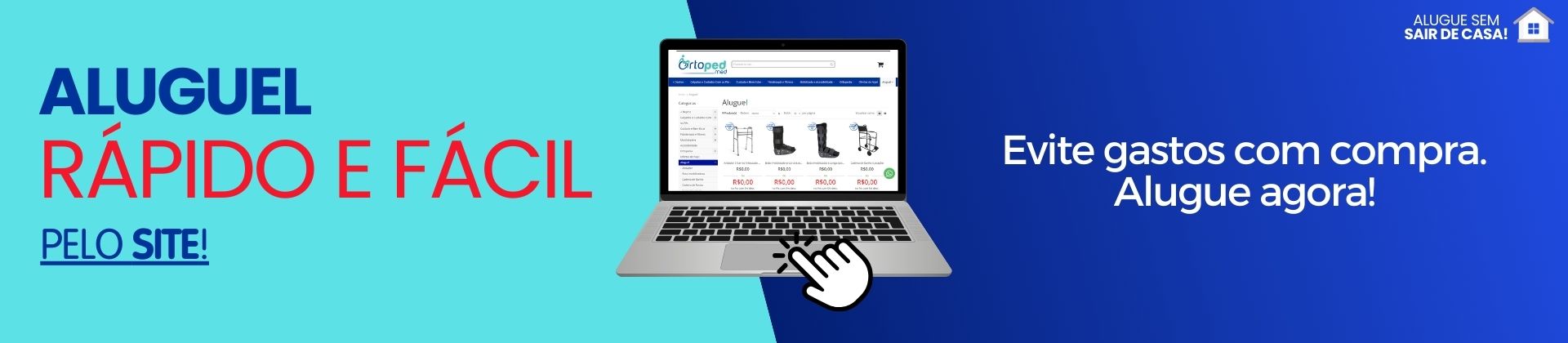 Alugue com a Ortopedmed